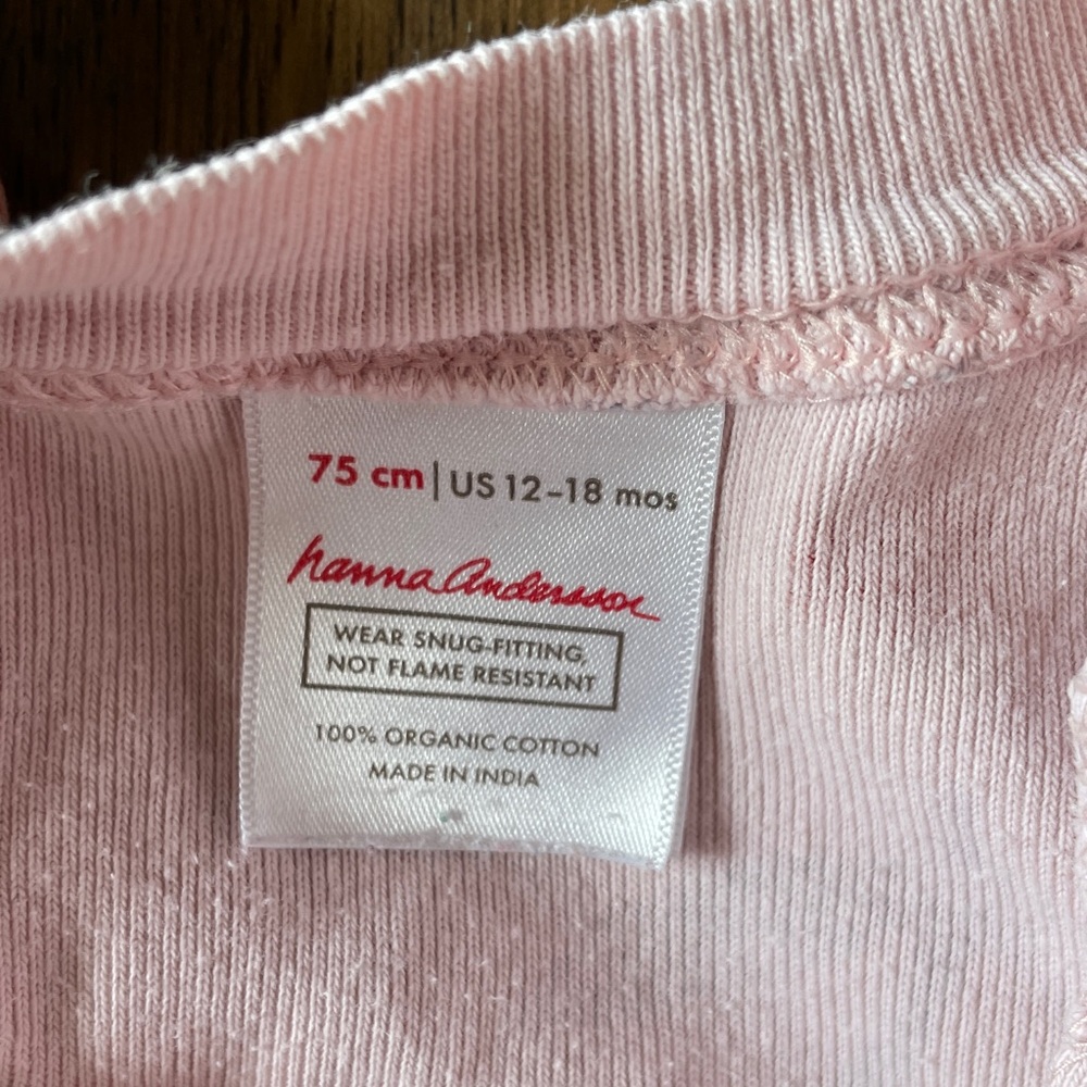 Hanna Andersson Pink Floral Pajamas - Picture 2 of 7